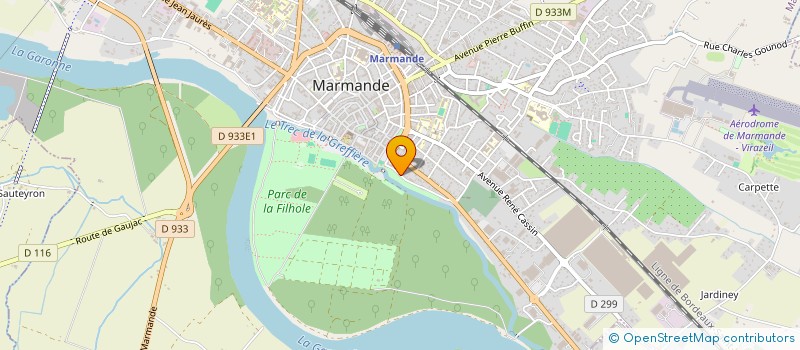 localisation de l'entreprise MONSIEUR EL YAZID AHAMADA  MARMANDE