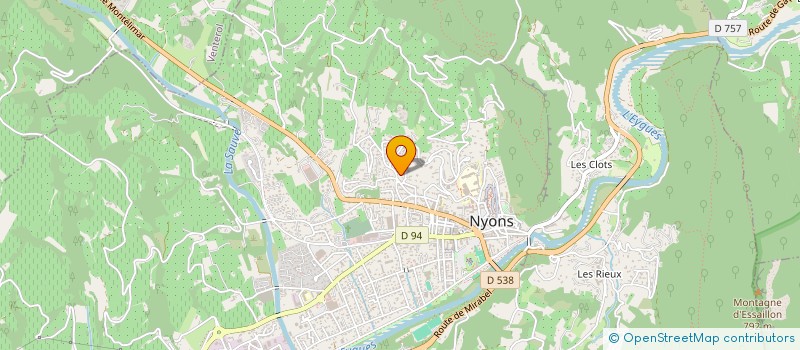 localisation de l'entreprise MONSIEUR EL YAZID AJDY à NYONS