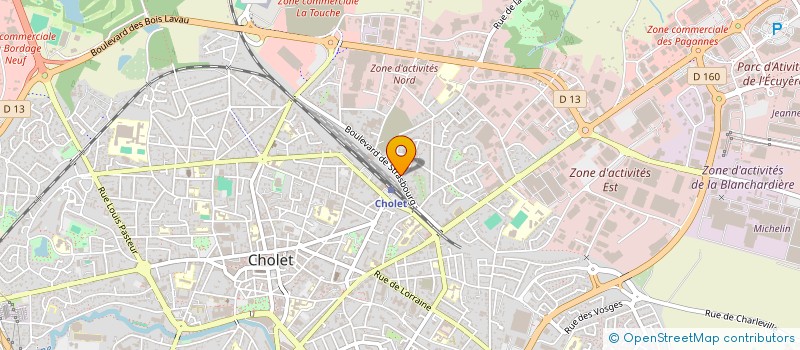 localisation de l'entreprise MONSIEUR EL YAZID KHIYARI à CHOLET