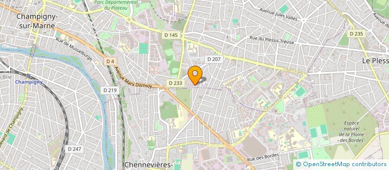 localisation de l'entreprise MONSIEUR EL YAZID MAALLOU à CHAMPIGNY-SUR-MARNE