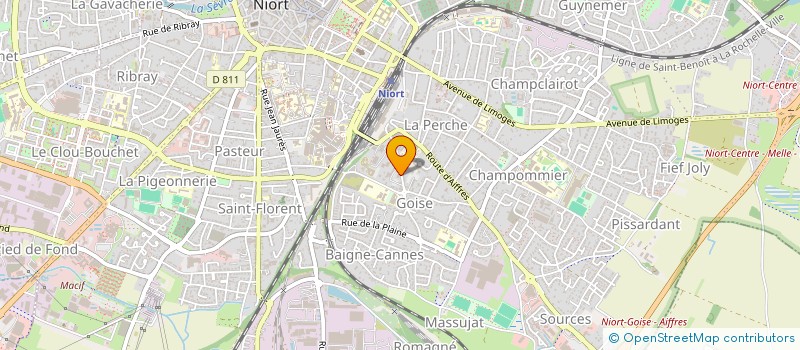 localisation de l'entreprise MONSIEUR EL YESSE MOUHOUBI à NIORT