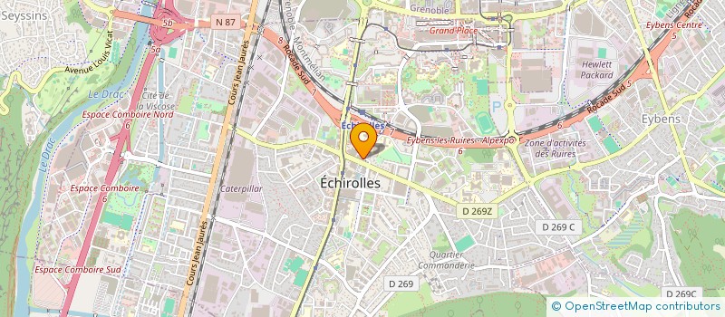 localisation de l'entreprise MONSIEUR EL ZEMZAMI à ECHIROLLES