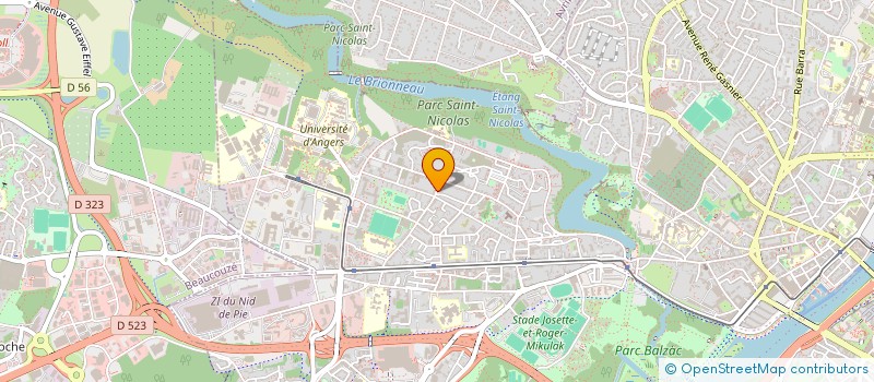 localisation de l'entreprise MONSIEUR ELAAMRI ACHACHA à ANGERS