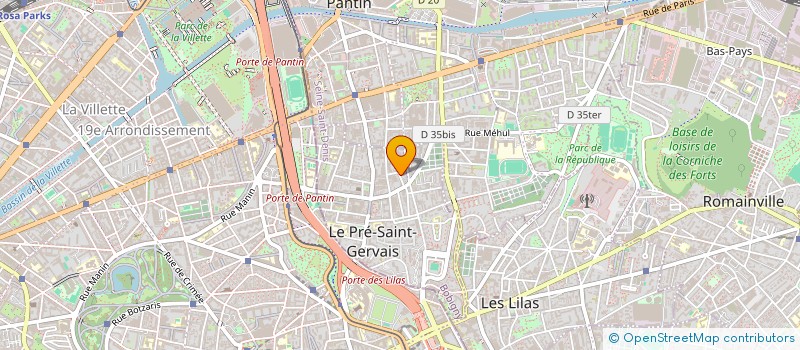 localisation de l'entreprise MONSIEUR ELAD OREN à LE PRE-SAINT-GERVAIS