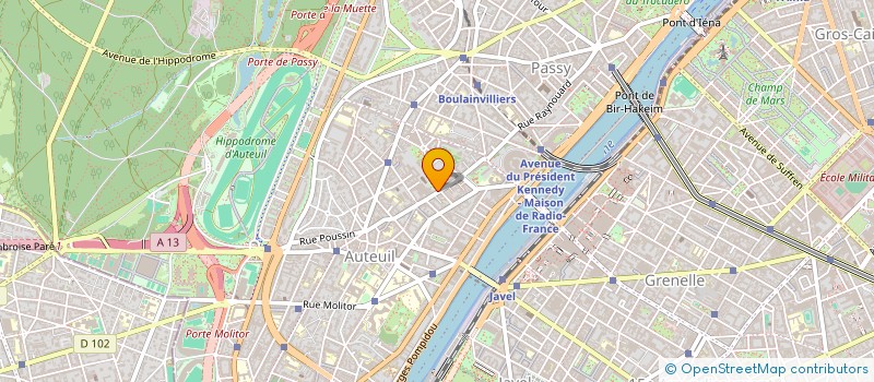 localisation de l'entreprise MONSIEUR ELADIO RODRIGUEZ  PARIS