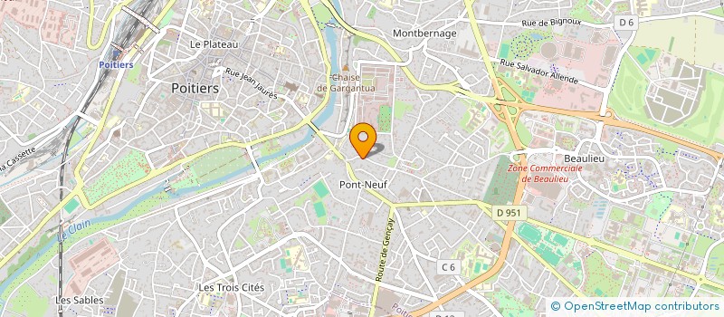 localisation de l'entreprise MONSIEUR ELADJE GASSAMA  POITIERS