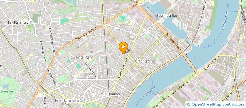 localisation de l'entreprise MONSIEUR ELADJI GOUDIABY  BORDEAUX