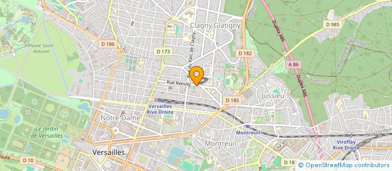 localisation de l'entreprise MONSIEUR ELAID METCHAT à VERSAILLES