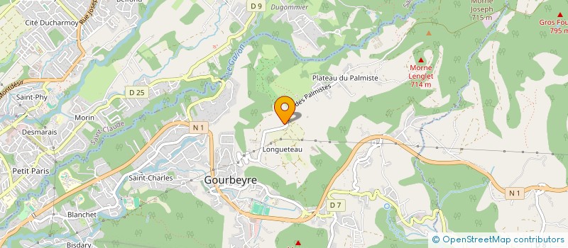 localisation de l'entreprise MONSIEUR ELAIN LAQUITAINE à GOURBEYRE