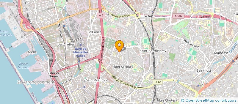localisation de l'entreprise MONSIEUR ELAMINE INSA NAKIB à MARSEILLE 14EME