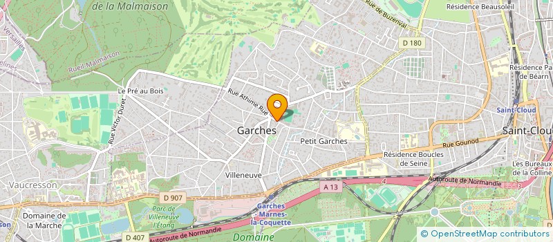 localisation de l'entreprise MONSIEUR ELAMMED BOMEZA  GARCHES