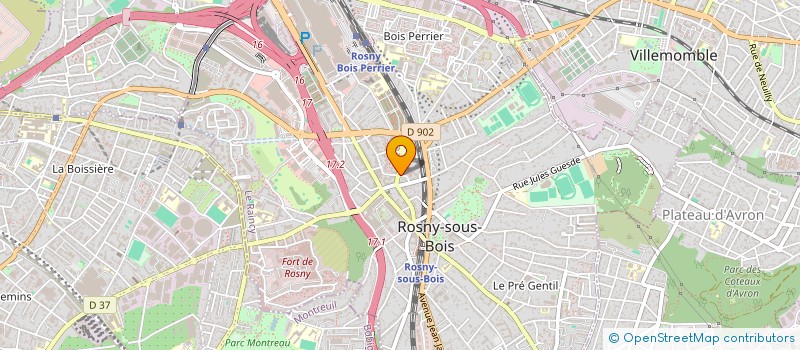 localisation de l'entreprise MONSIEUR ELARBI SOUIDI  ROSNY-SOUS-BOIS