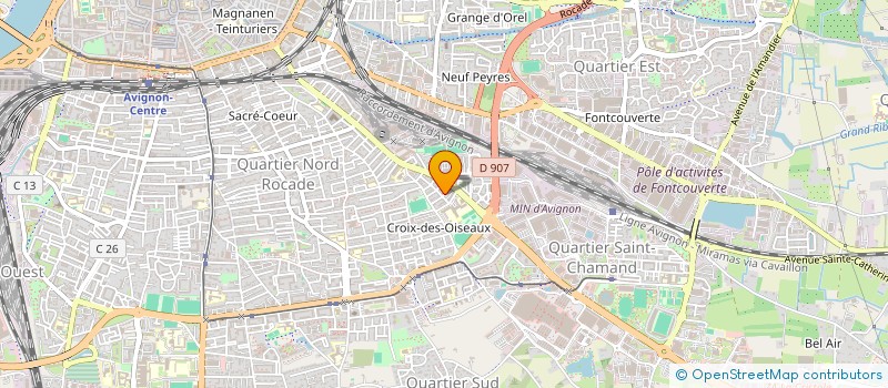 localisation de l'entreprise MONSIEUR ELARIF MOHAMED  AVIGNON