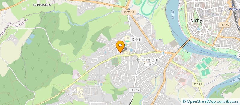 localisation de l'entreprise MONSIEUR ELBAHI TALEB à BELLERIVE-SUR-ALLIER