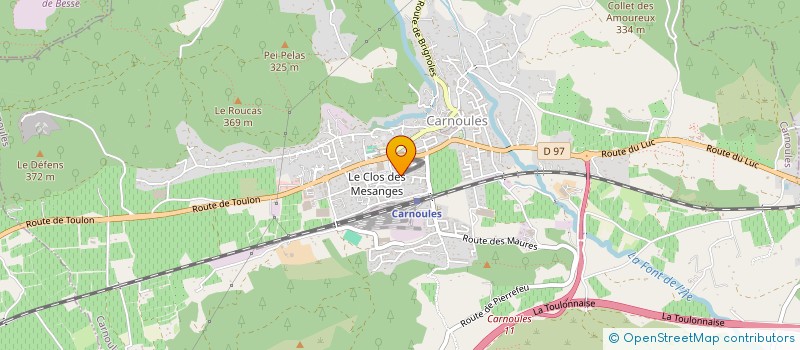 localisation de l'entreprise MONSIEUR ELBEKKAY BOURDIM  CARNOULES