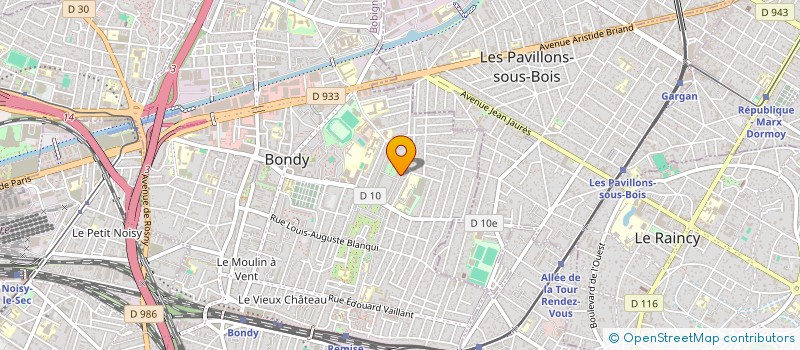 localisation de l'entreprise MONSIEUR ELBEKKAY ZEROUALI  BONDY