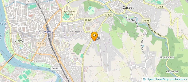 localisation de l'entreprise MONSIEUR ELCAZAR DIAZ à CUSSET