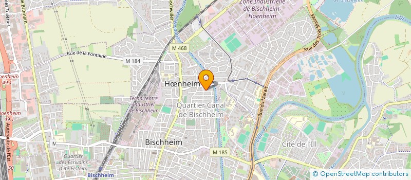 localisation de l'entreprise MONSIEUR ELDI LOKA  HOENHEIM