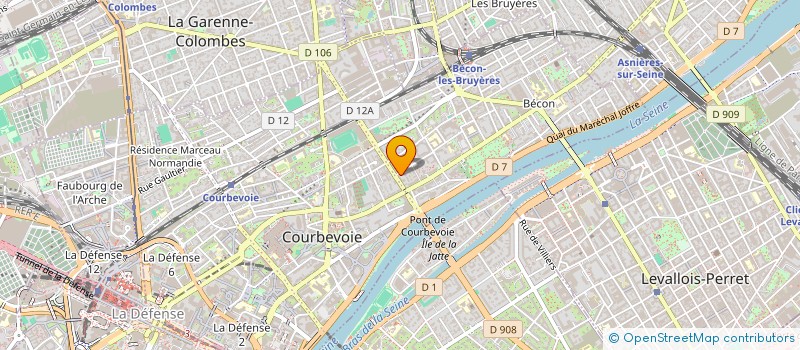 localisation de l'entreprise MONSIEUR ELDIN MUSIC à COURBEVOIE