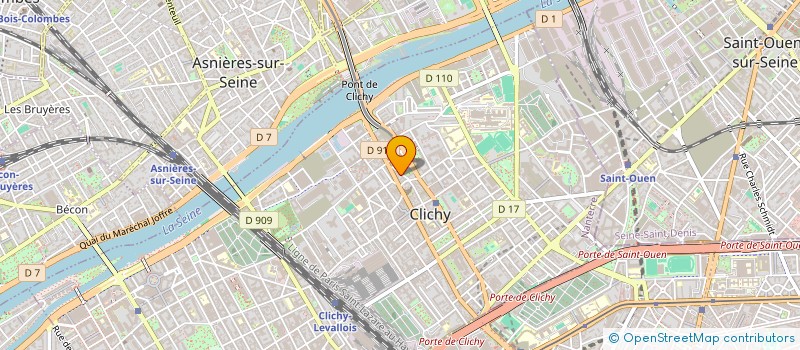 localisation de l'entreprise MONSIEUR ELDJAL ARELO à CLICHY