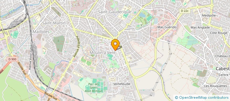 localisation de l'entreprise MONSIEUR ELDJILALI BELFADEL  PERPIGNAN