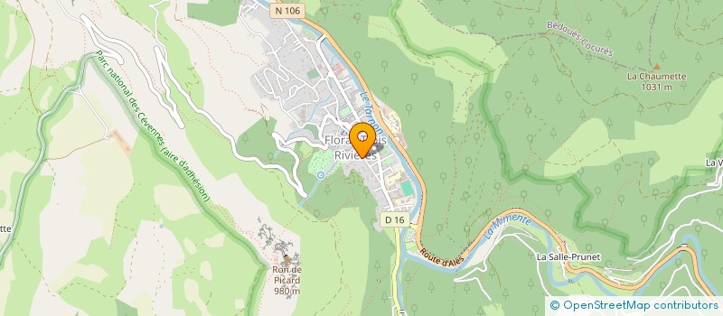 localisation de l'entreprise MONSIEUR ELDO PONS  FLORAC TROIS RIVIERES