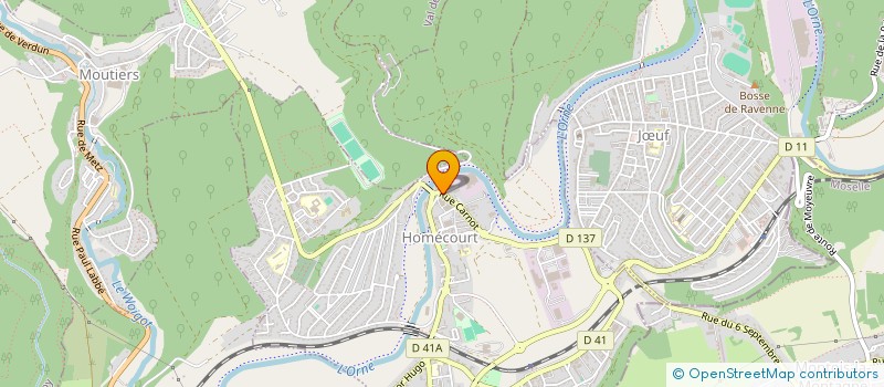 localisation de l'entreprise MONSIEUR ELDRIGE FANGDA  HOMECOURT