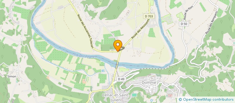 localisation de l'entreprise MONSIEUR ELECTRICITE  LA ROQUE-GAGEAC