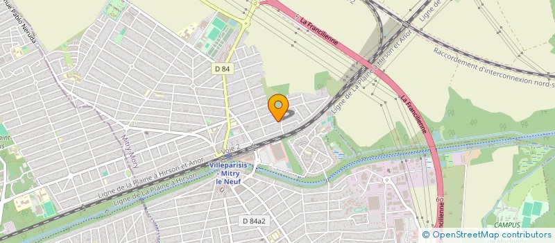 localisation de l'entreprise MONSIEUR ELENILDO DOS SANTOS  MITRY-MORY