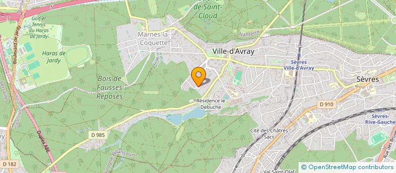 localisation de l'entreprise MONSIEUR ELEONORA GALVANO  VILLE-D'AVRAY