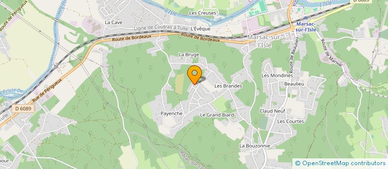 localisation de l'entreprise MONSIEUR ELERTI TITI  MARSAC-SUR-L'ISLE