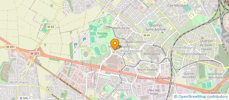 localisation de l'entreprise MONSIEUR ELEYE DUALE MUSSA à STRASBOURG