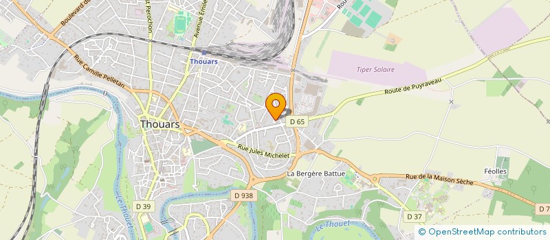 localisation de l'entreprise MONSIEUR ELFADEL AALI SALEC  THOUARS