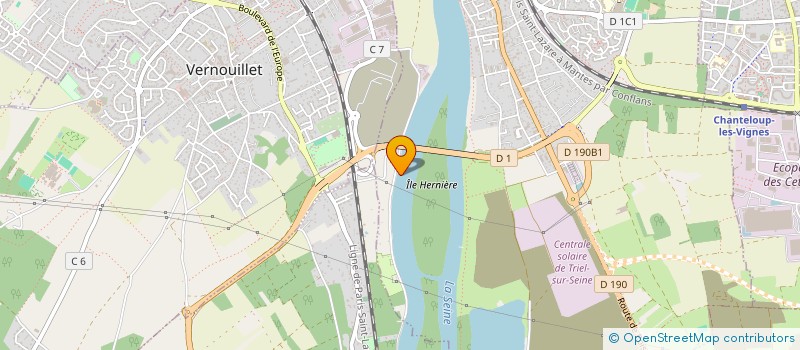 localisation de l'entreprise MONSIEUR ELFIO FALCOMER à TRIEL-SUR-SEINE