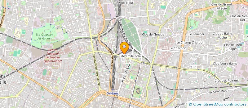 localisation de l'entreprise MONSIEUR ELFU ADICH ADI ETH  ORLEANS