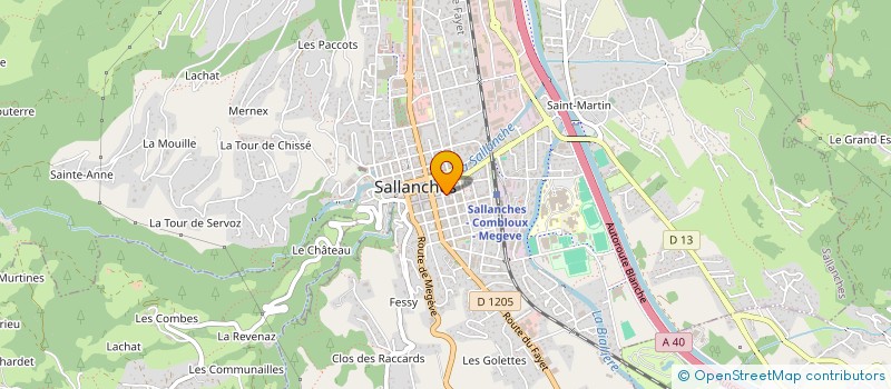 localisation de l'entreprise MONSIEUR ELFYN ELLIS à SALLANCHES