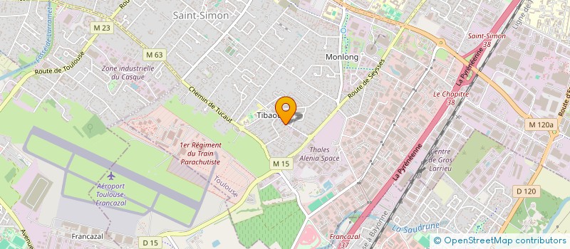 localisation de l'entreprise MONSIEUR ELGHALI GRIBI  TOULOUSE