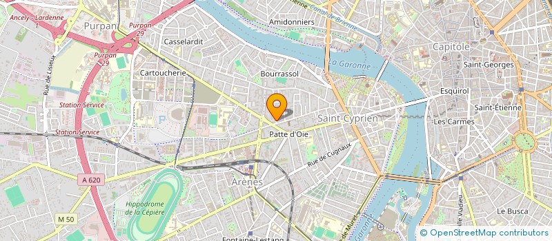 localisation de l'entreprise MONSIEUR ELHABIB HAOUAS  TOULOUSE