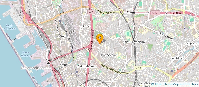 localisation de l'entreprise MONSIEUR ELHAD AHAMADA  MARSEILLE