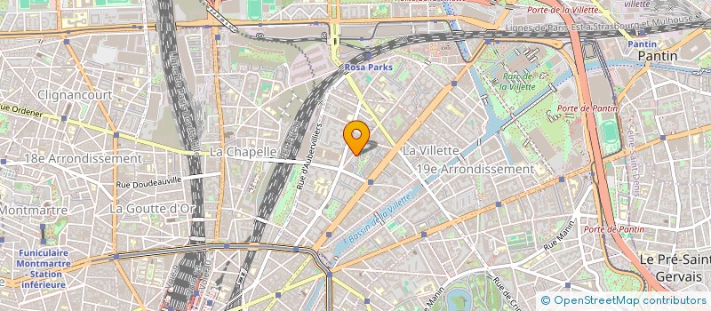 localisation de l'entreprise MONSIEUR ELHAD MILOUDI  PARIS