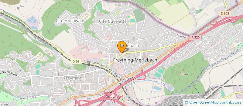 localisation de l'entreprise MONSIEUR ELHAD PAJAZITI  FREYMING-MERLEBACH