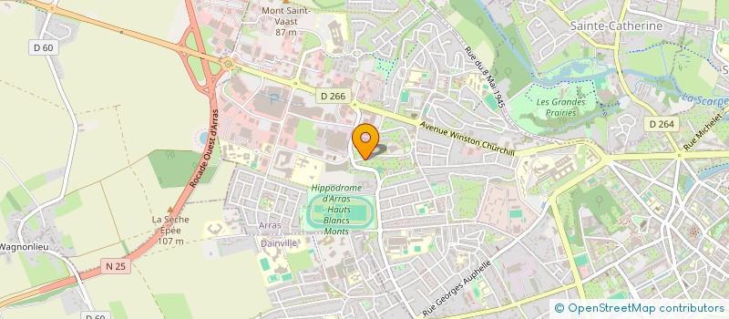 localisation de l'entreprise MONSIEUR ELHADI AHMED ISMAEL à ARRAS