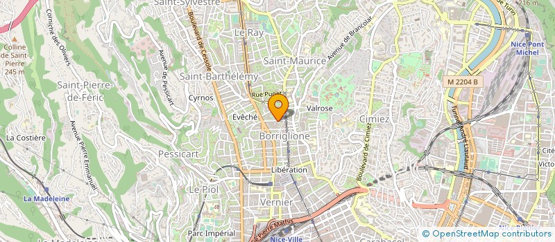 localisation de l'entreprise MONSIEUR ELHADI BATACHE à NICE