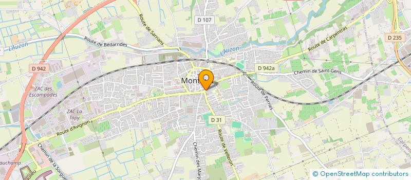 localisation de l'entreprise MONSIEUR ELHADI BELHADI  MONTEUX