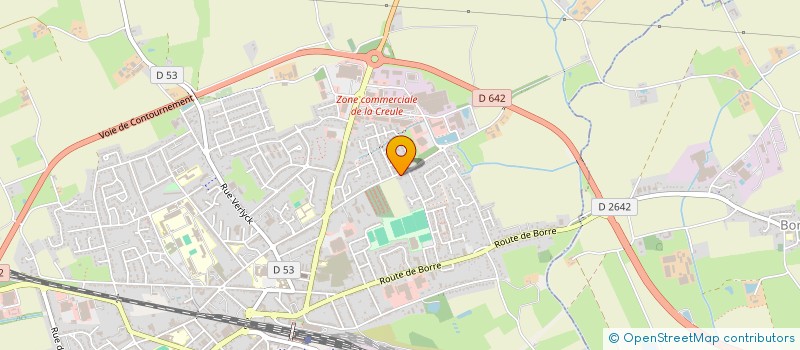 localisation de l'entreprise MONSIEUR ELHADJ AIMEUR  HAZEBROUCK