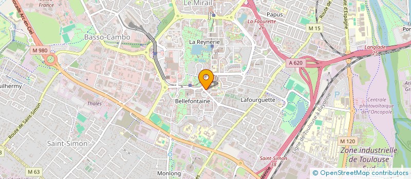 localisation de l'entreprise MONSIEUR ELHADJ BAH  TOULOUSE