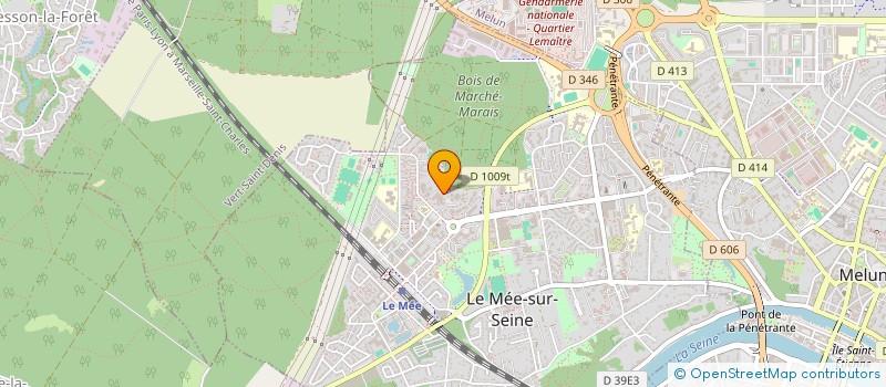 localisation de l'entreprise MONSIEUR ELHADJ CHERGUI  LE MEE-SUR-SEINE