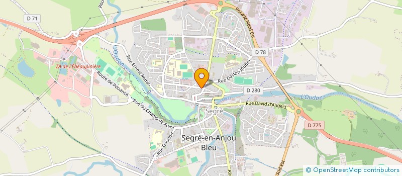 localisation de l'entreprise MONSIEUR ELHADJ DIALLO  SEGRE-EN-ANJOU BLEU