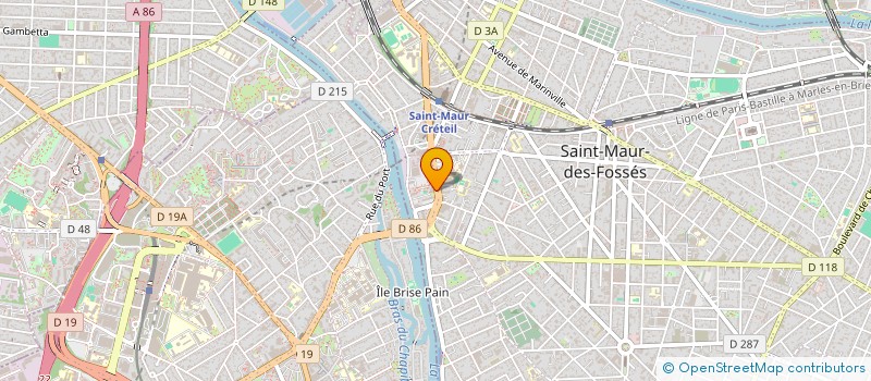 localisation de l'entreprise MONSIEUR ELHADJ DIALLO  SAINT-MAUR-DES-FOSSES