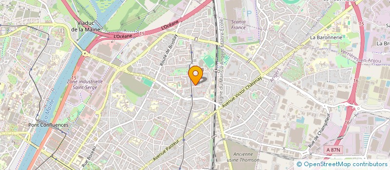 localisation de l'entreprise MONSIEUR ELHADJ DIALLO à ANGERS